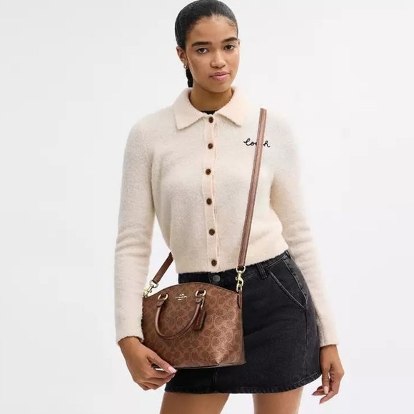 Coach  Sadie Satchel Bag . - Picture 2 of 15